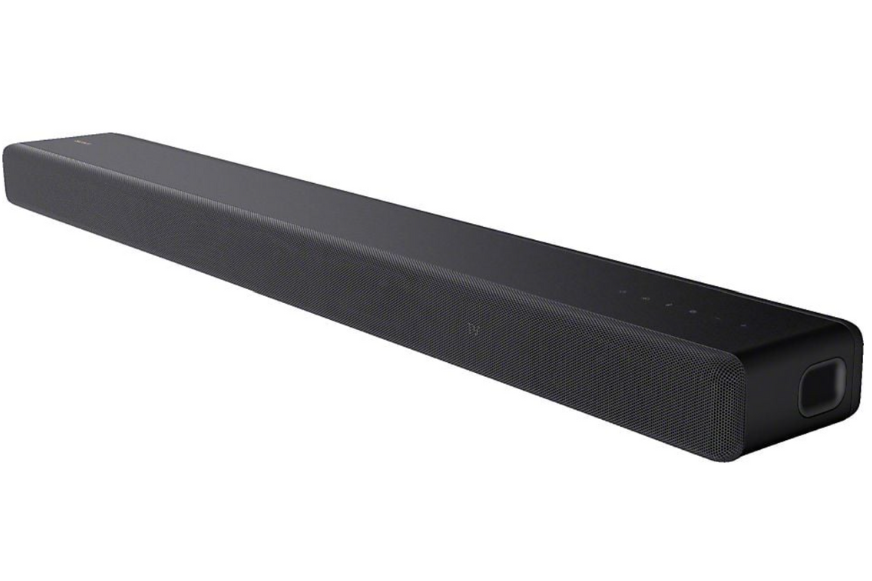 Die HT-A 3000 Dolby Atmos, Soundbar von SOny ist vor einem weißen Hintergrund zu sehen.