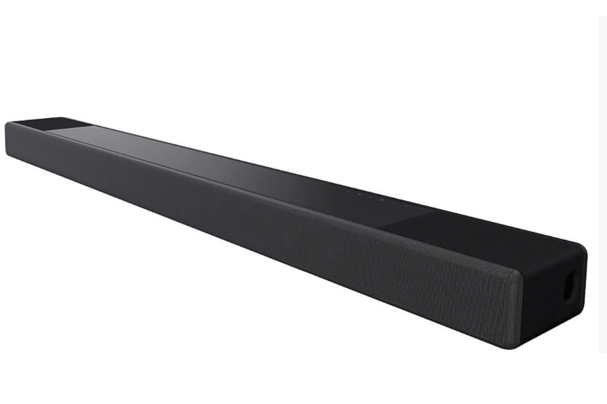 SONY HT-A7000 Dolby Atmos, Soundbar ist vor einem weißen Hintergrund zu sehen
