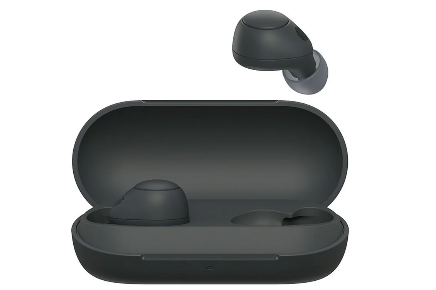 Die WF-C700N Wireless, Noise Cancelling, In-ear Kopfhörer von SONY sind vor einem weißen Hintergrund zu sehen.