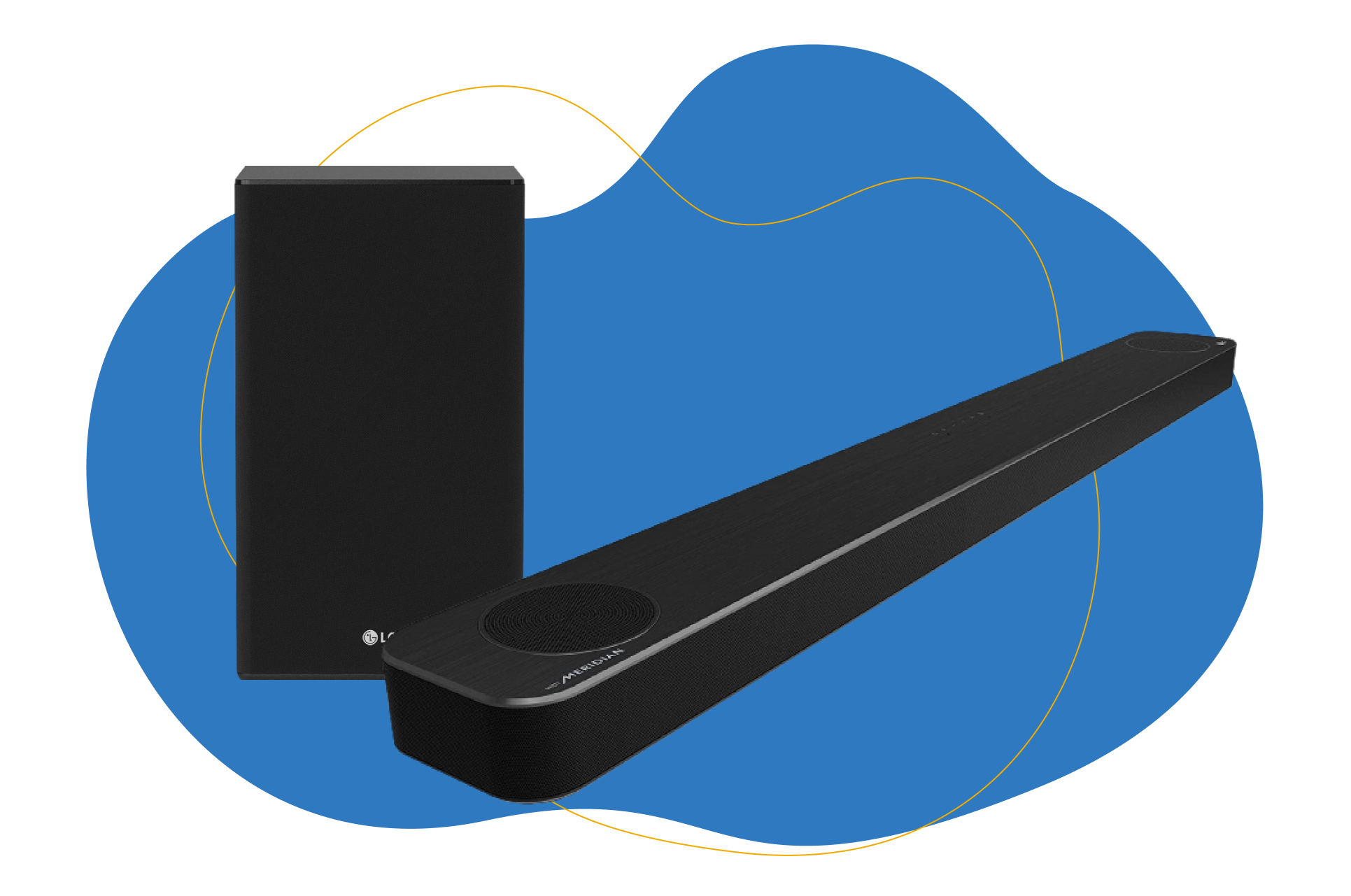 LG Soundbar DSP8YA mit Subwoofer