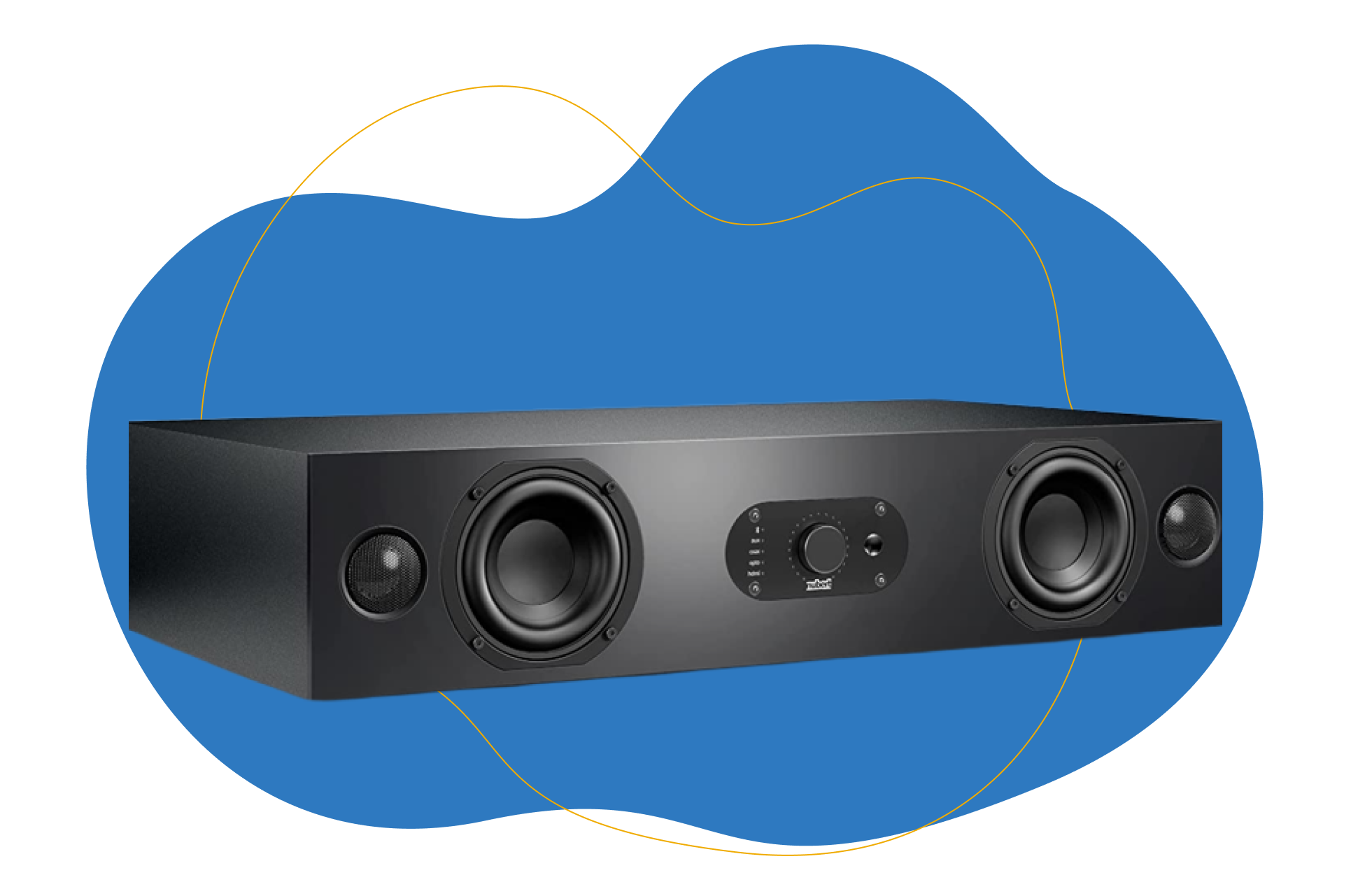 Nubert nuBoxx AS-225 max in Schwarz ohne Abdeckung