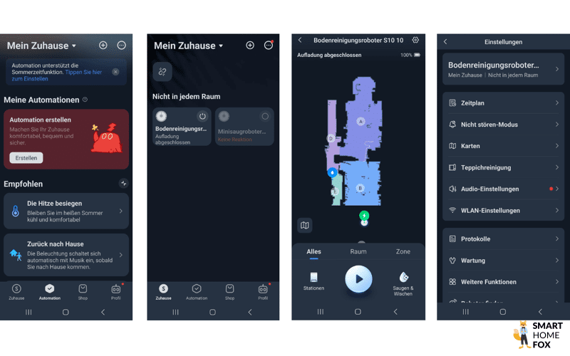 Die SwitchBot App ist zu sehen.
