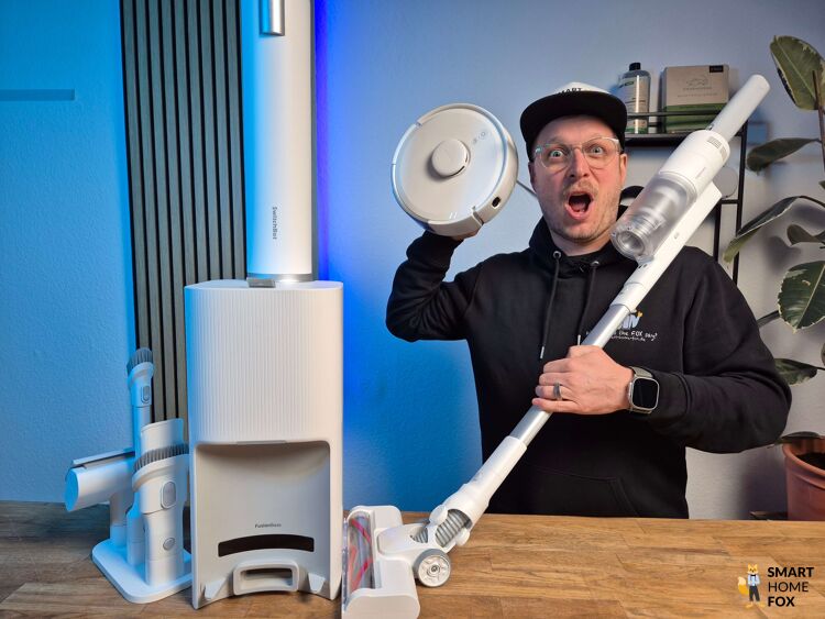 SwitchBot K10+ Pro Combo im Test – Mini-Roboter & Akkusauger mit Power?