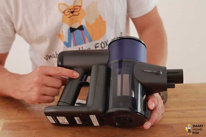 Der Tineco Pure One Station als Handstaubsauger