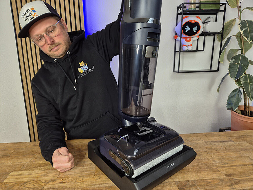 Tineco Floor One S7 Stretch mit Station im Testareal