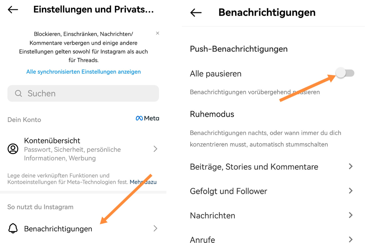 Instagram Lesebestätigungen: So schaltest Du sie aus