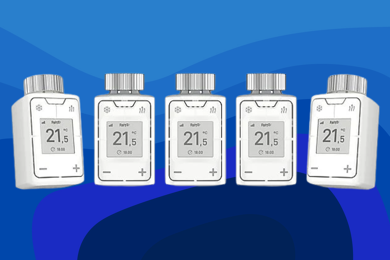 5 Fritz!DECT 302 Heizkörperthermostate