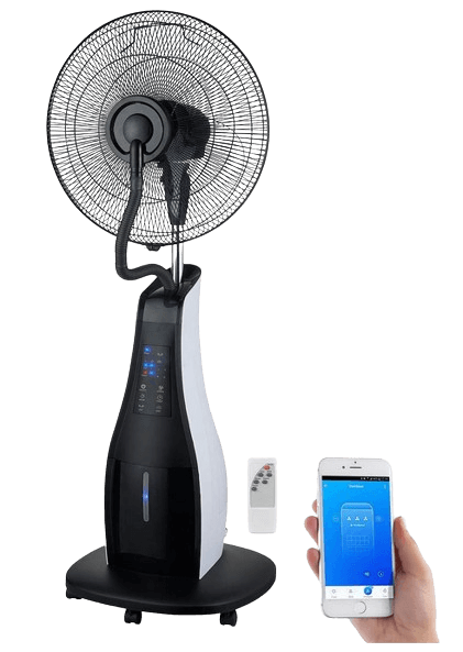 Der Sichler Turmventilator mit Wasser