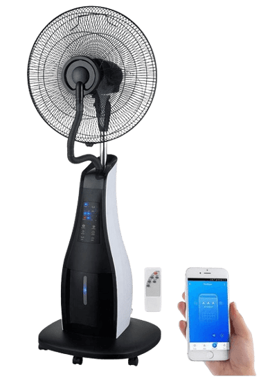 Der Sichler Turmventilator mit Wasser