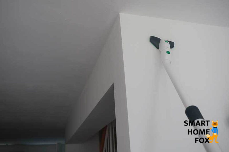 Das Teleskopsaugrohr im Einsatz