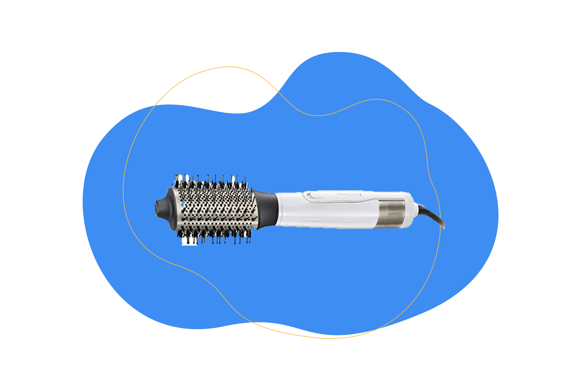 Man sieht die Remington Hydraluxe 2in1 Warmluftbürste.