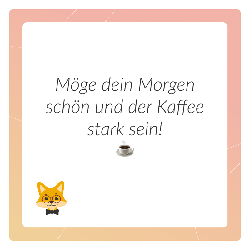 Grafik mit einem Spruch