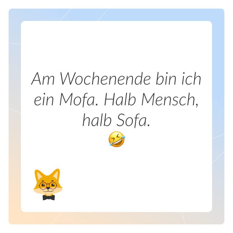 Grafik mit einem Spruch