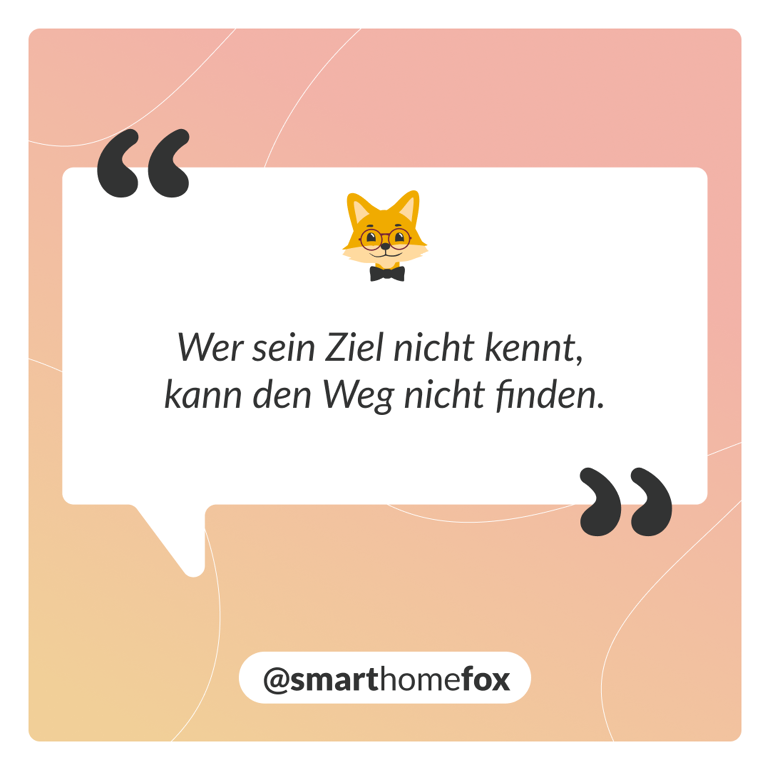 Grafik mit einem Spruch