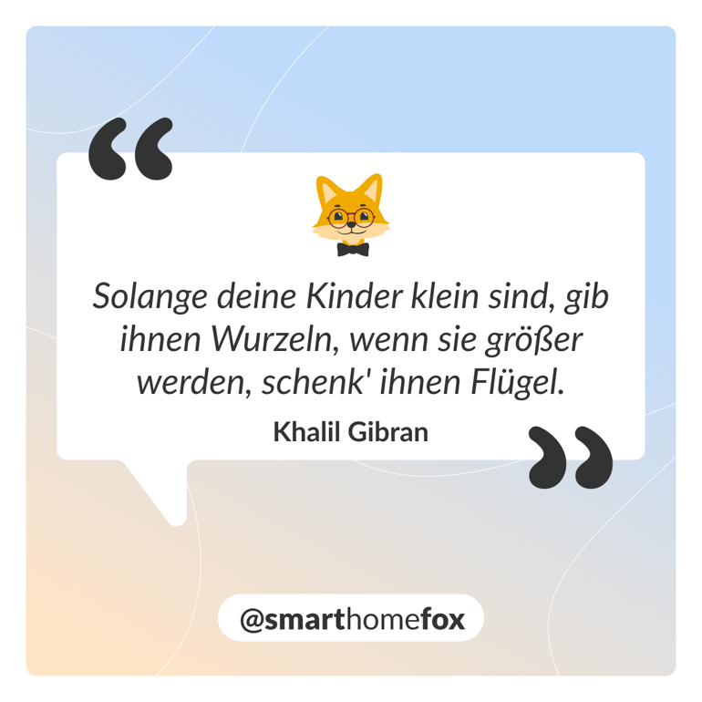 Grafik mit einem Spruch