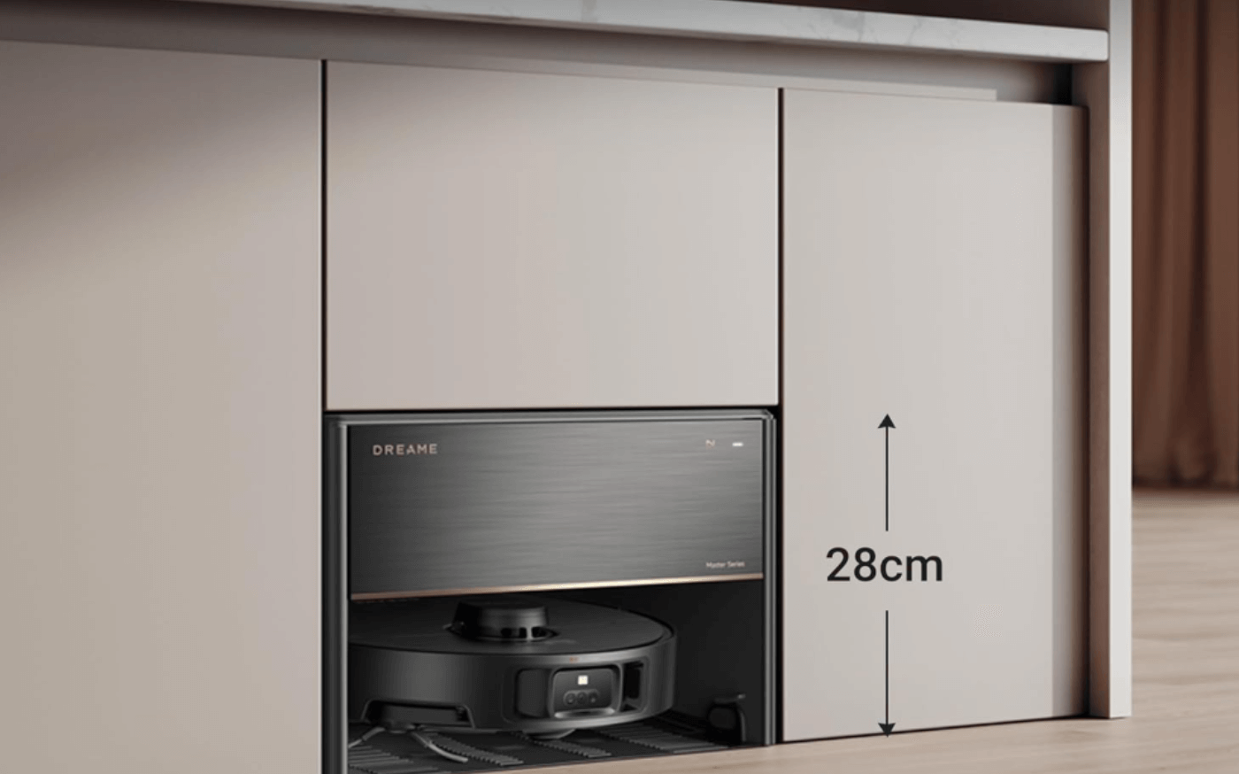 Dreame X40 Master ist in der Nahaufnahme zu sehen.