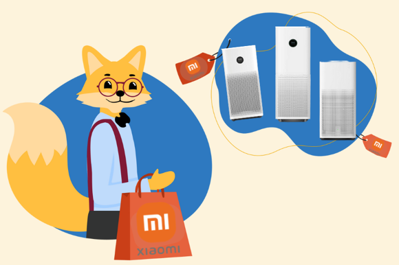 Mehrere Xiaomi Mi Air Purifier Luftreiniger-Modelle stehen nebeneinander im Test und Vergleich