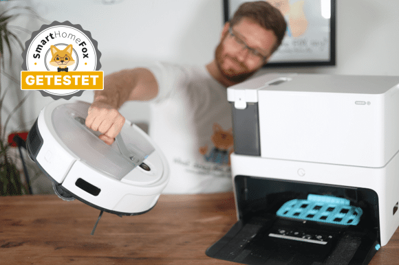 Yeedi Cube wird im Test von einem Smart Home Fox Experten begutachtet.