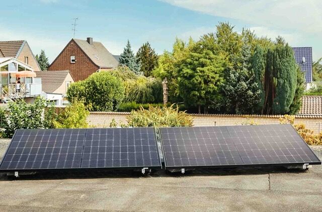 Yuma Flat 800W Solarpanels auf einem Flachdach