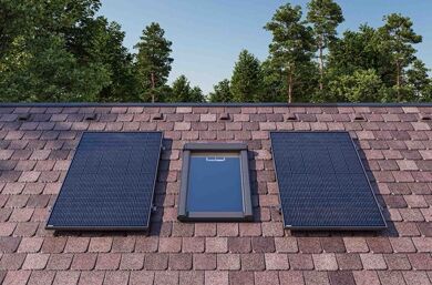 Yuma Roof 800 Pro auf dem Bitumendach mit Einzelmontage