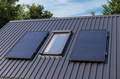 Yuma Roof 800 Pro auf dem Blechdach mit Einzelmontage