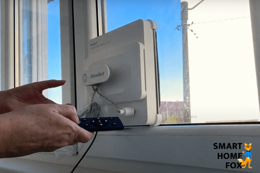 Mamibot W120-T / Sichler PR-040 Fensterputzroboter wischen das Fenster