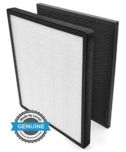 Die HEPA-Filterkasette und die Aktivkohlefilter Kasette für den Levoit Luftreiniger