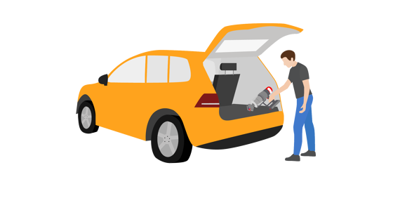 Autostaubsauger mit Akku