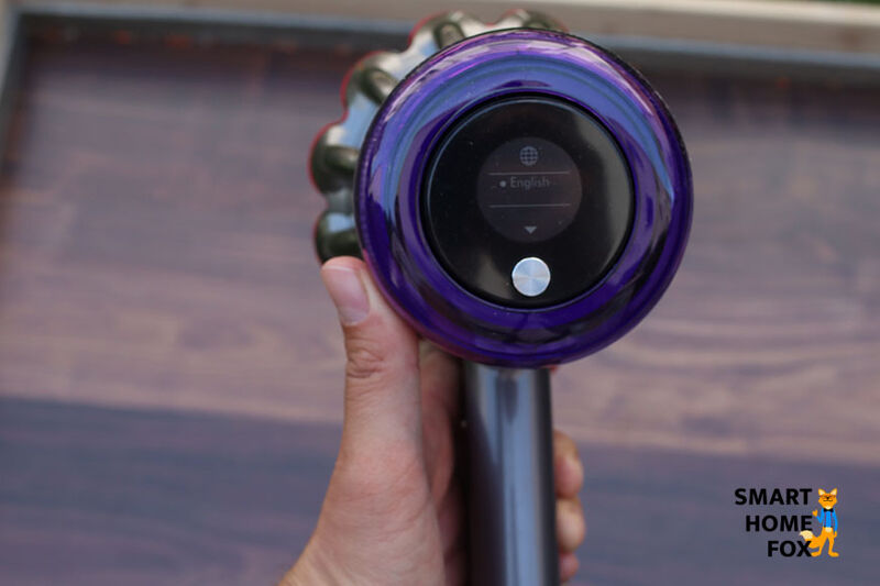 Das Display des Dyson V11